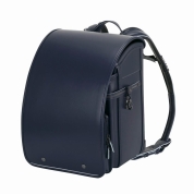 [名入れランドセル]ふわりぃジップ ネイビー/ネイビー