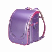 [名入れランドセル]ふわりぃスーパーフラッシュ　パールラベンダー×パールピーチ