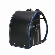 [名入れランドセル]ふわりぃスーパーフラッシュ　ブラック×メタリックブルー