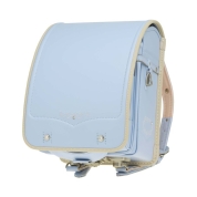 [ランドセル]くるピタ 楽ピタ 安ピカッ 花かざり スカイ・アイボリー