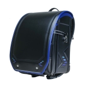 [ランドセル]くるピタ スピードライン ブラック・マリン