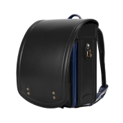 [ランドセル]KIDS AMI メモリーズタウン ブラック×マリンブルー