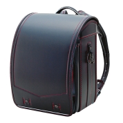 [ランドセル]ブラックギア ブラック/レッド