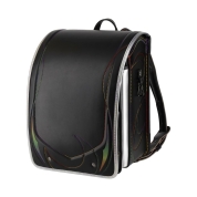 [ランドセル]ララちゃんランドセル レインボーR ブラック×シルバー