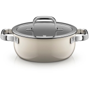 [WMF]フュージョンテック ミネラルプロ ローキャセロール 20cm　ミルキークォーツ