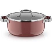 [WMF]フュージョンテック ミネラルプロ ローキャセロール 24cm　ローズクォーツ