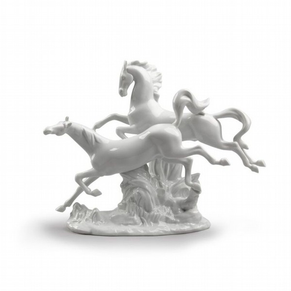 リヤドロ]駆ける馬 (White) (A08682) - 京王ネットショッピング | 京王