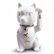 [リヤドロ]Maneki Neko (White) (A09283)