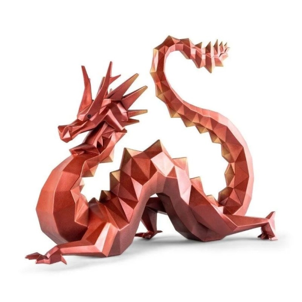 リヤドロ]Origamiドラゴン(Red)70周年記念モデル =Limited Edition