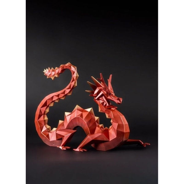 リヤドロ]Origamiドラゴン(Red)70周年記念モデル =Limited Edition