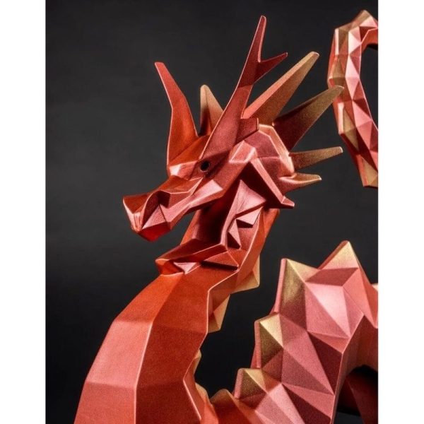 リヤドロ]Origamiドラゴン(Red)70周年記念モデル =Limited Edition