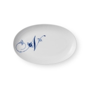 [ロイヤルコペンハーゲン]アルファベット オーバルディッシュ N　ブルー