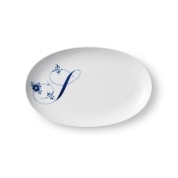 [ロイヤルコペンハーゲン]アルファベット オーバルディッシュ S　ブルー