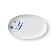 [ロイヤルコペンハーゲン]アルファベット オーバルディッシュ Y　ブルー