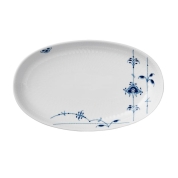 [ロイヤルコペンハーゲン]ブルーパルメッテ オーバルディッシュ 23cm　ブルー