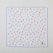 [Akiko Obuchi]ガーゼハンカチ・ネコ　