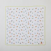 [Akiko Obuchi]ガーゼハンカチ・イヌ　