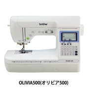 〔ユザワヤ〕 家庭用ミシン本体 『OLIVIA500 (オリビア500) フットコントローラー付属 CPH5301』 brother ブラザー　白