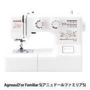〔ユザワヤ〕 家庭用ミシン本体 『アニュドールファミリアS (通販限定)』 JANOME ジャノメ 蛇の目　白