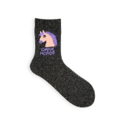 [Tabio]馬ショートソックス　14チャコールグレー