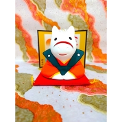 [鳩居堂]陶器午福助　