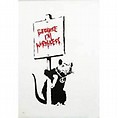 [WCP(Banksy Reproduction)]BECAUSE I'M WORTHLESS(シルクスクリーン)