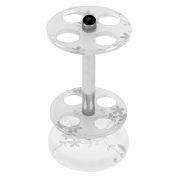 [メルレット]歯ブラシスタンド丸型