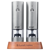 [ラッセルホブス]充電式ミル ソルト & ペッパー ミニ（2本セット）シルバー　