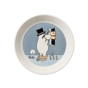[アラビア]ムーミン19cmプレート/ムーミンパパグレー　