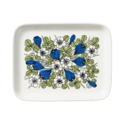 [アラビア]クロッカス プレート15×19cm　グリーン