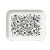 [アラビア]クロッカス プレート15×19cm　ブラック