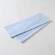 [ホットマン]カラー薄手フェイスタオル ライトブルー