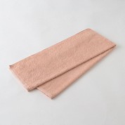[ホットマン]カラー薄手フェイスタオル サーモンピンク