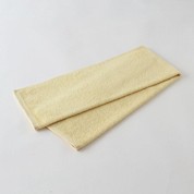 [ホットマン]カラー薄手フェイスタオル イエロー