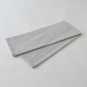 [ホットマン]カラー薄手フェイスタオル グレー
