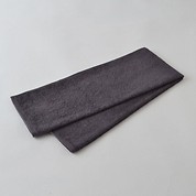 [ホットマン]カラー薄手フェイスタオル ダークグレー