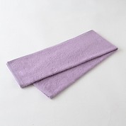 [ホットマン]カラー薄手フェイスタオル パープル