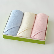 [ホットマン]カラー薄手フェイスタオル3枚セット