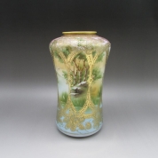 [オールドノリタケ]金盛湖畔風景文花瓶　u4307