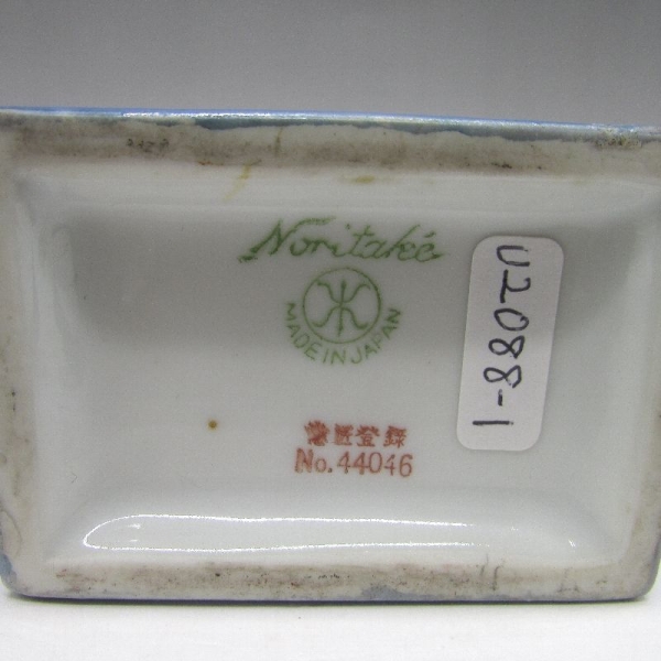 オールドノリタケ]孤島オリエンタル風景文月型花瓶ペア U2088 - 京王 
