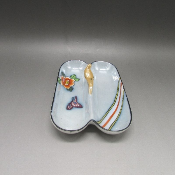 オールドノリタケ]鳥フィギュア付蝶文ペントレー U3038 - 京王ネット