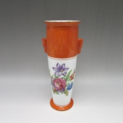 [オールドノリタケ]草花文花瓶 U3749