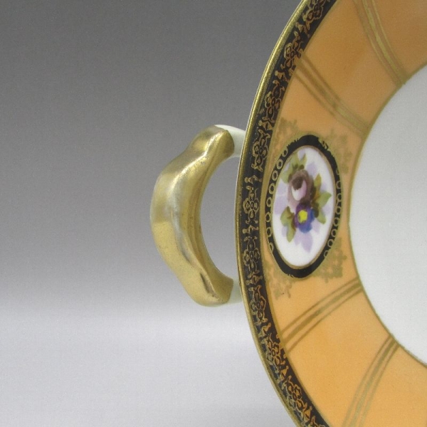 オールドノリタケ]アールデコ草花文コンポート U3940 - 京王ネット