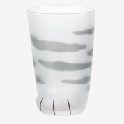 [coconeco]猫足グラス(親猫) サバトラ