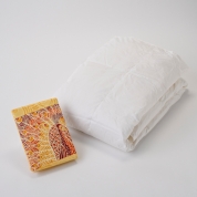 [ベッテンスタジオ]羽毛肌掛けふとん・掛ふとんカバー 2点セット　