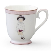 [ナルミ]いわさきちひろ マグカップ(こげ茶色の帽子の少女)　