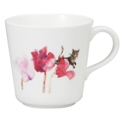 [ナルミ]いわさきちひろ マグカップ(シクラメンと猫)　