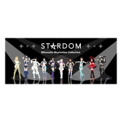 【新宿店お渡し】[STARDOM]シルエットイラストコレクション フェイスタオル　