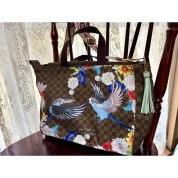 【12月中旬以降発送】[青いことり工房]ご褒美バッグ　セキセイインコ