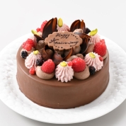 【産直】ホテルニドム冷凍チョコレートケーキ(15cm)　Happy　Anniversary